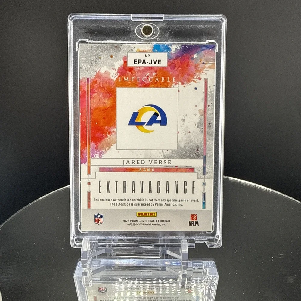 2025 Impeccable Jared Verse Extravagance 3-Color Patch Auto SSP /35
