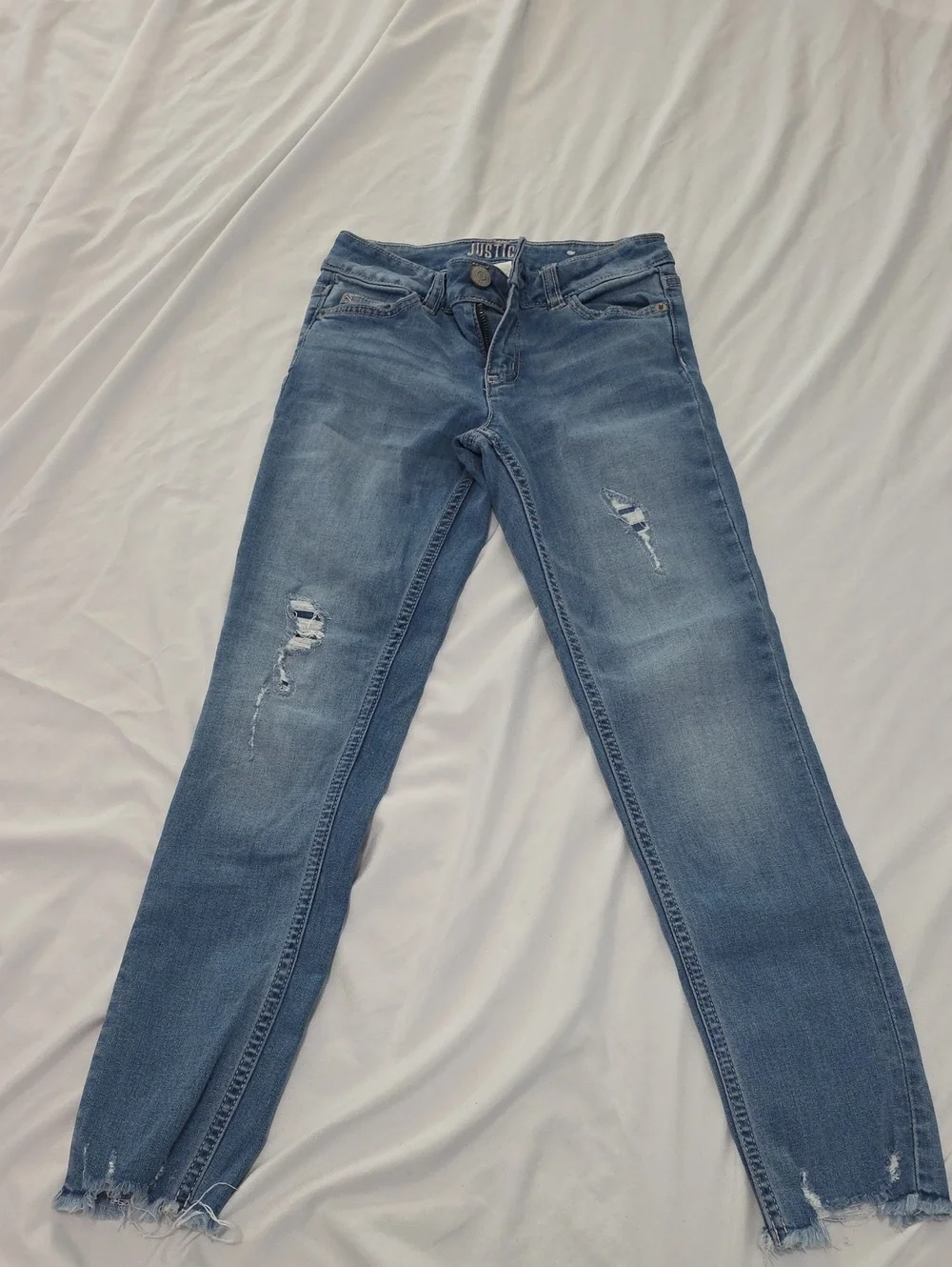 Justice Mid Rise Super Skinny Girls 12 Slim