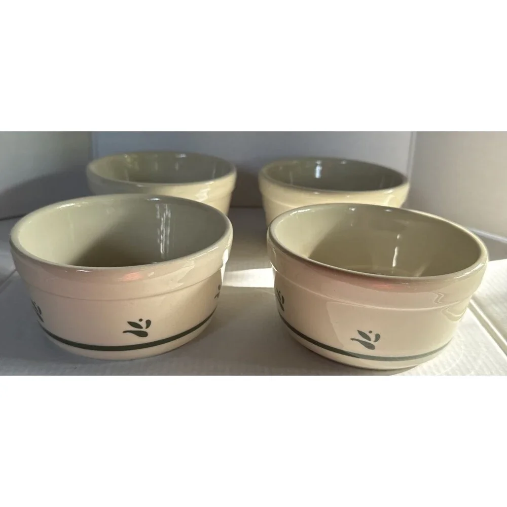 Vintage Roseville Pottery Friendship Ramekins 4 1/2