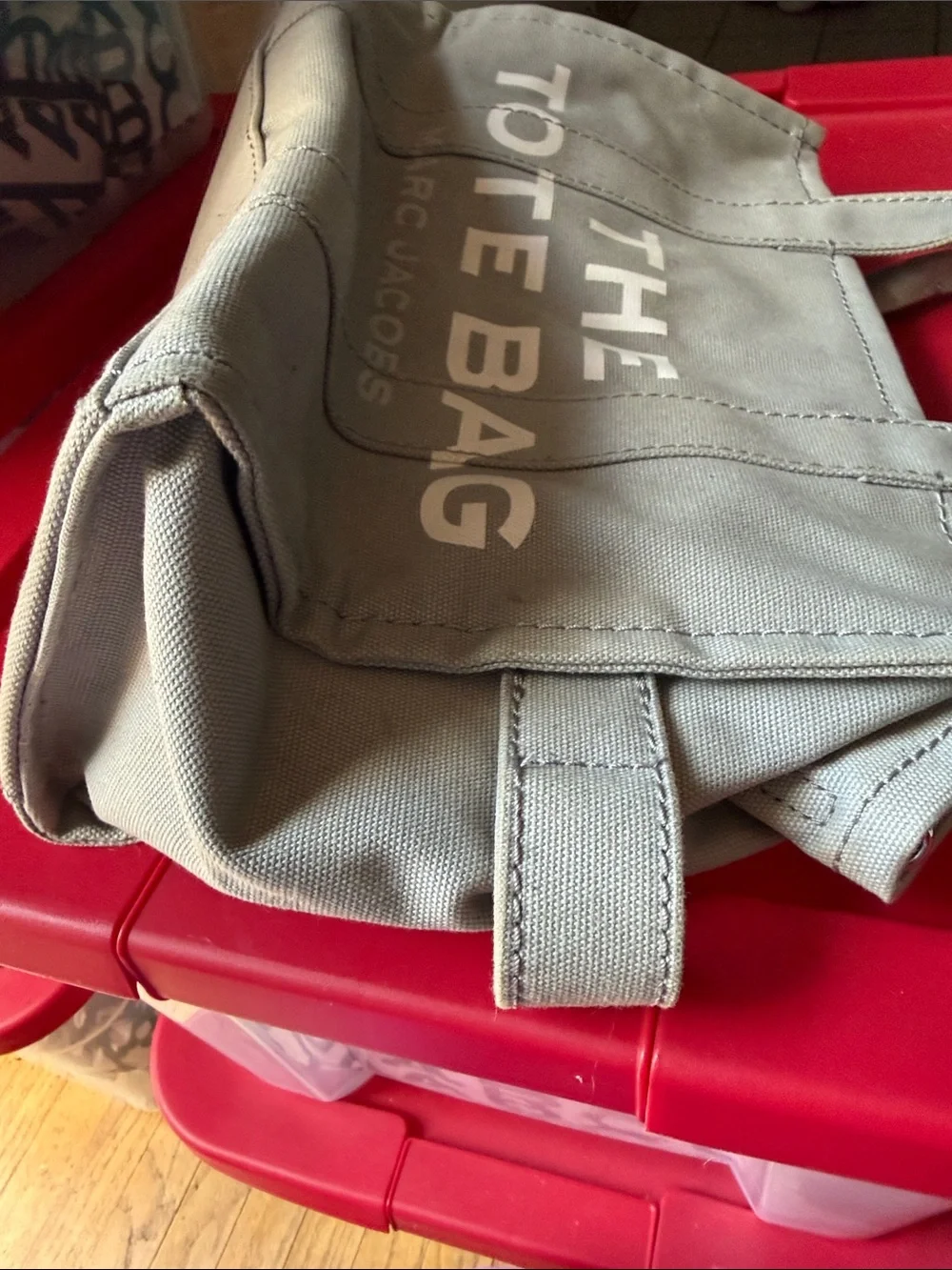 Marc Jacobs  Gray Canvas Tote used