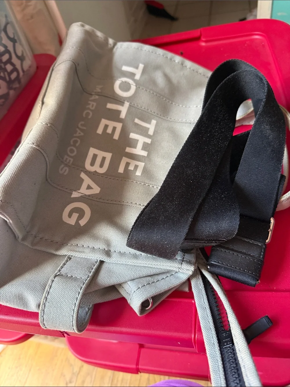 Marc Jacobs  Gray Canvas Tote used