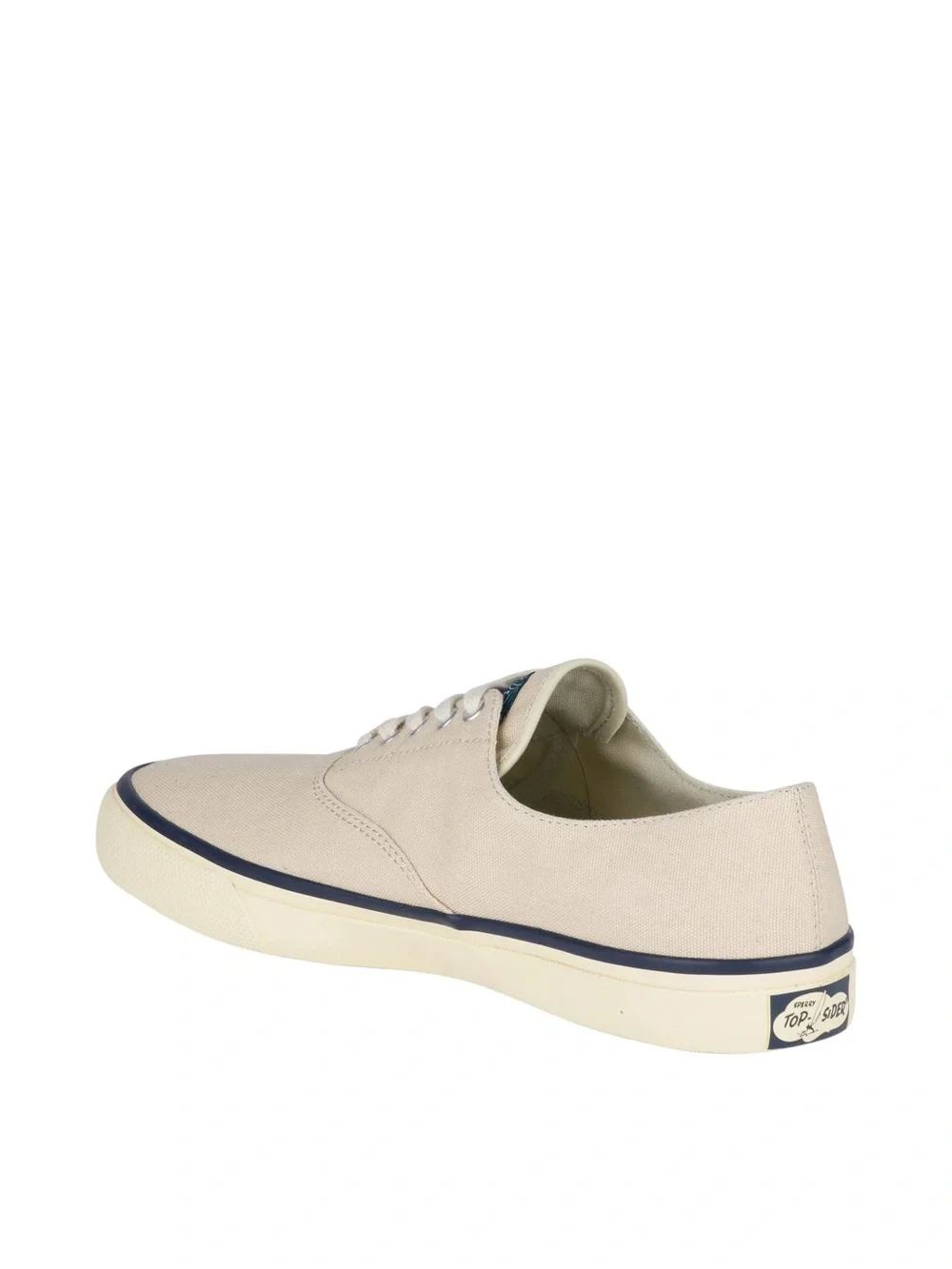 CVO Sneaker Vulcanized Sneaker, Flat Heel  Canvas Low-Top Sneakers in Beige
