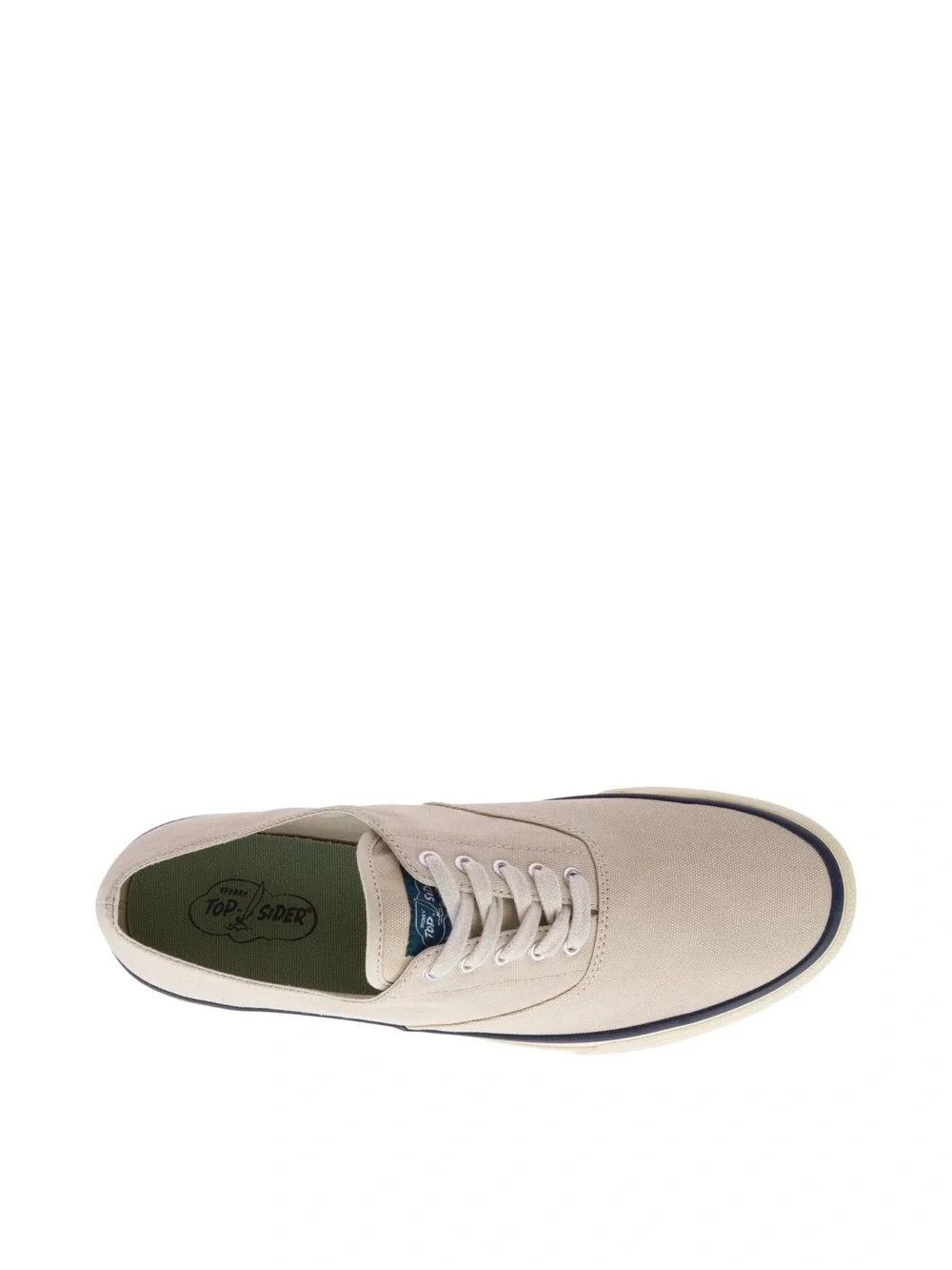 CVO Sneaker Vulcanized Sneaker, Flat Heel  Canvas Low-Top Sneakers in Beige