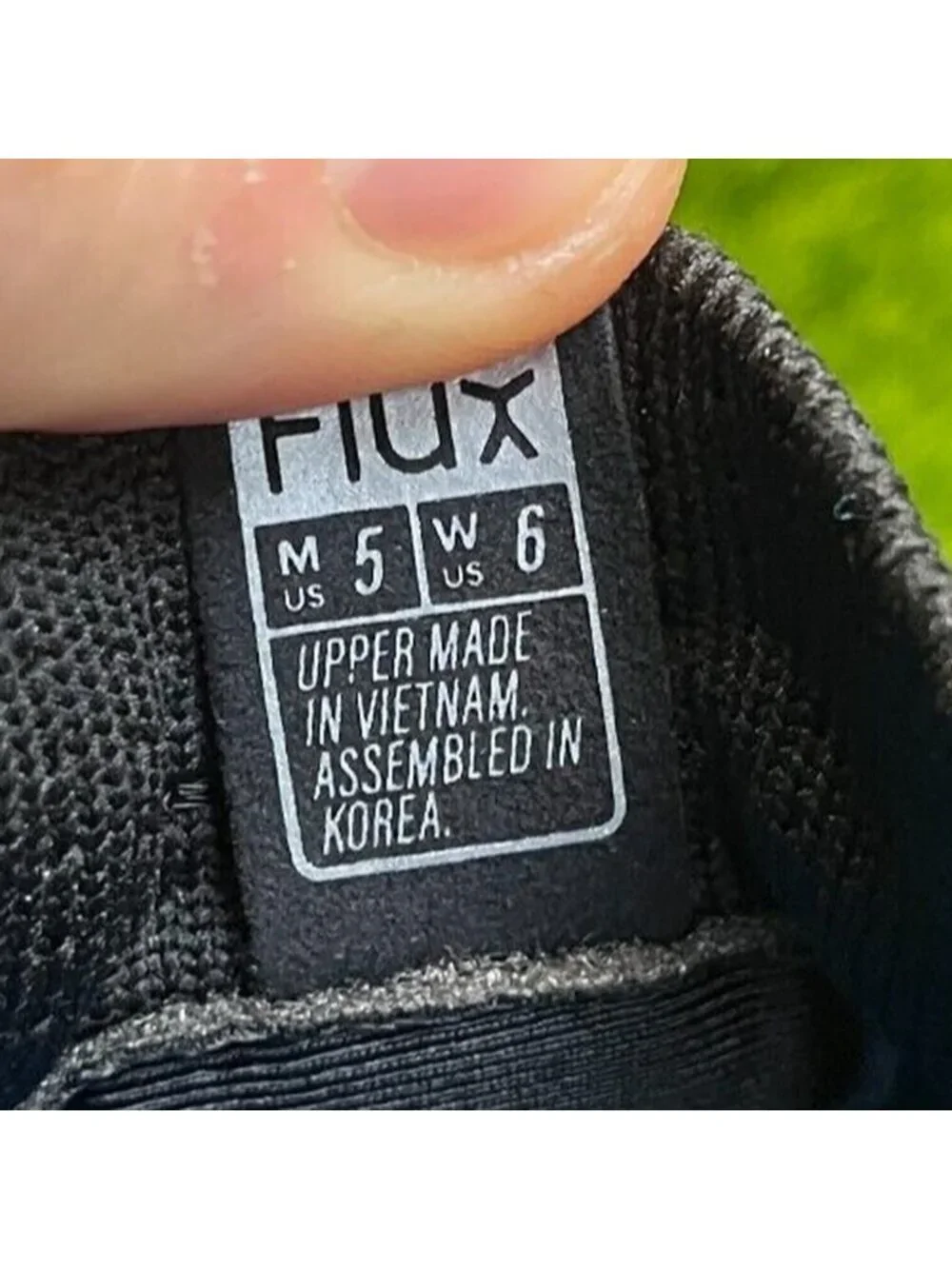 Flux Adapt Trainer Black White Womens Size 6 Barefoot Minimal Running Shoes