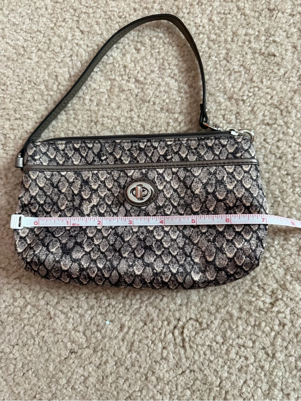 Coach snake design lock