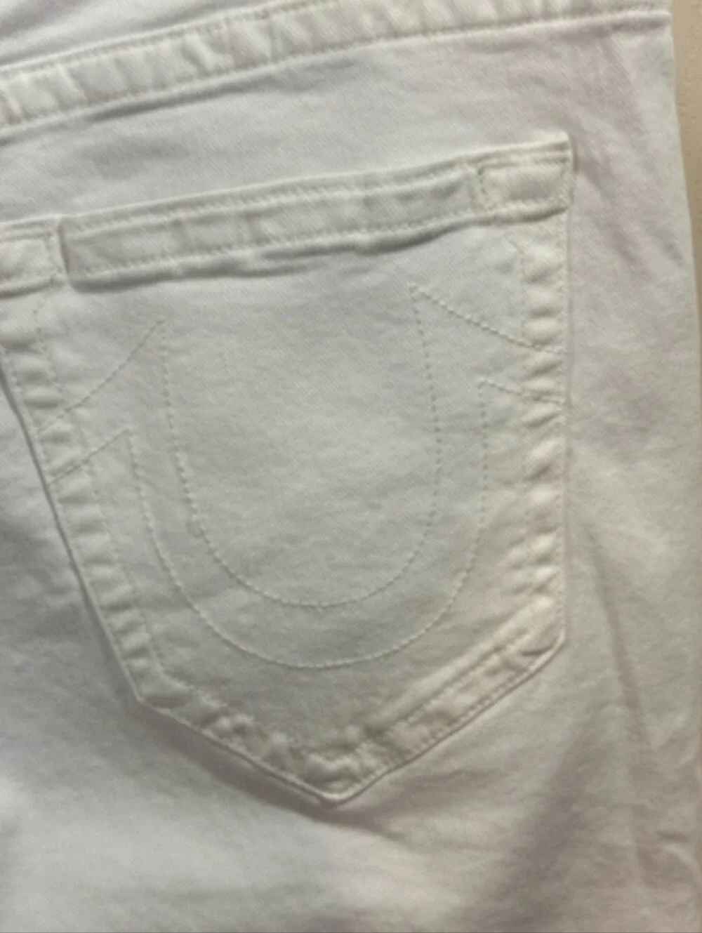 True Religion Optic White Jeans