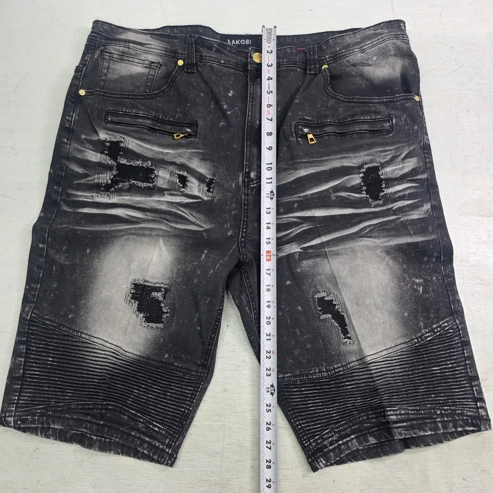 Makobi distressed denim