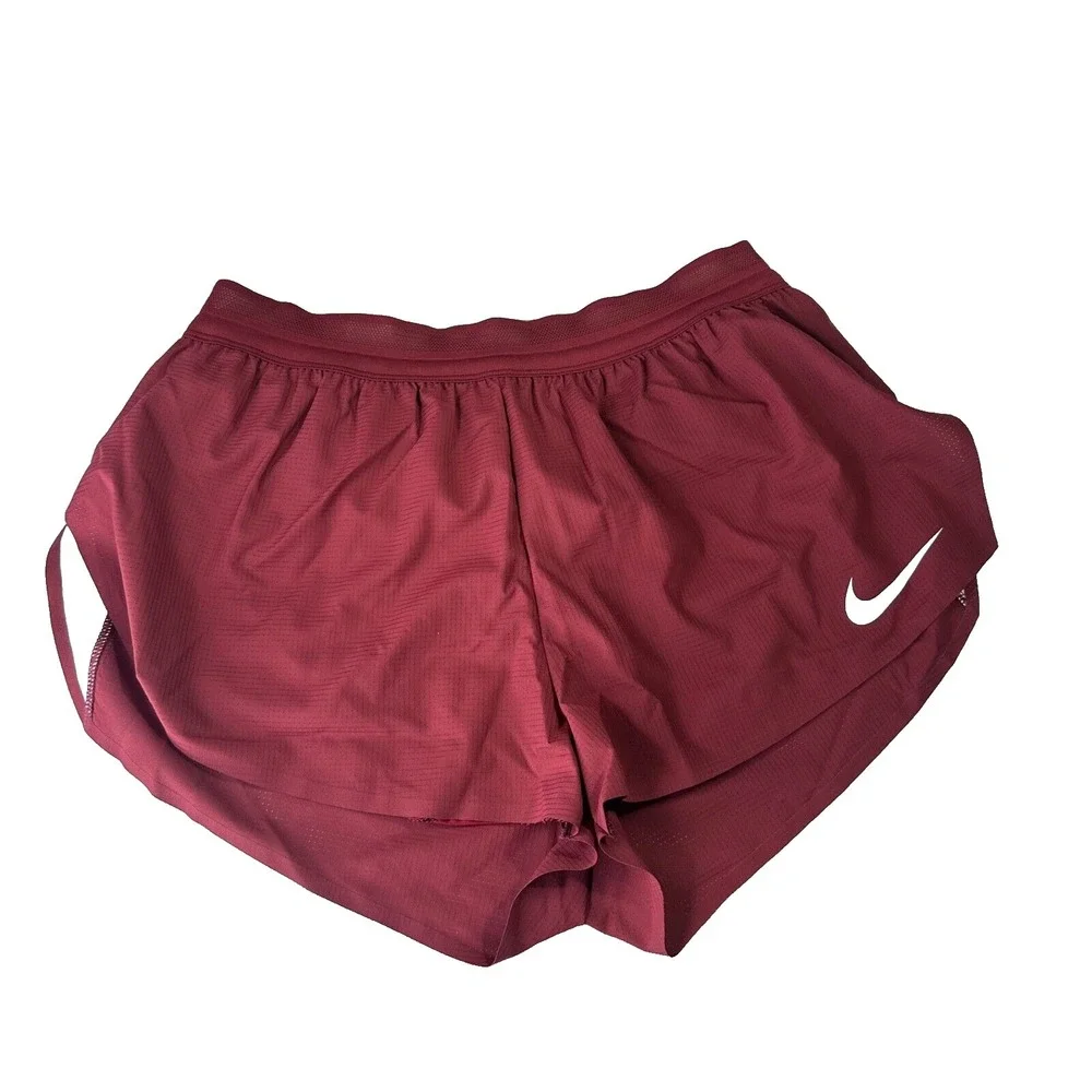 Nike Pro Elite Burgundy AO8147-611 Made In USA Men's Size Medium Running Shorts