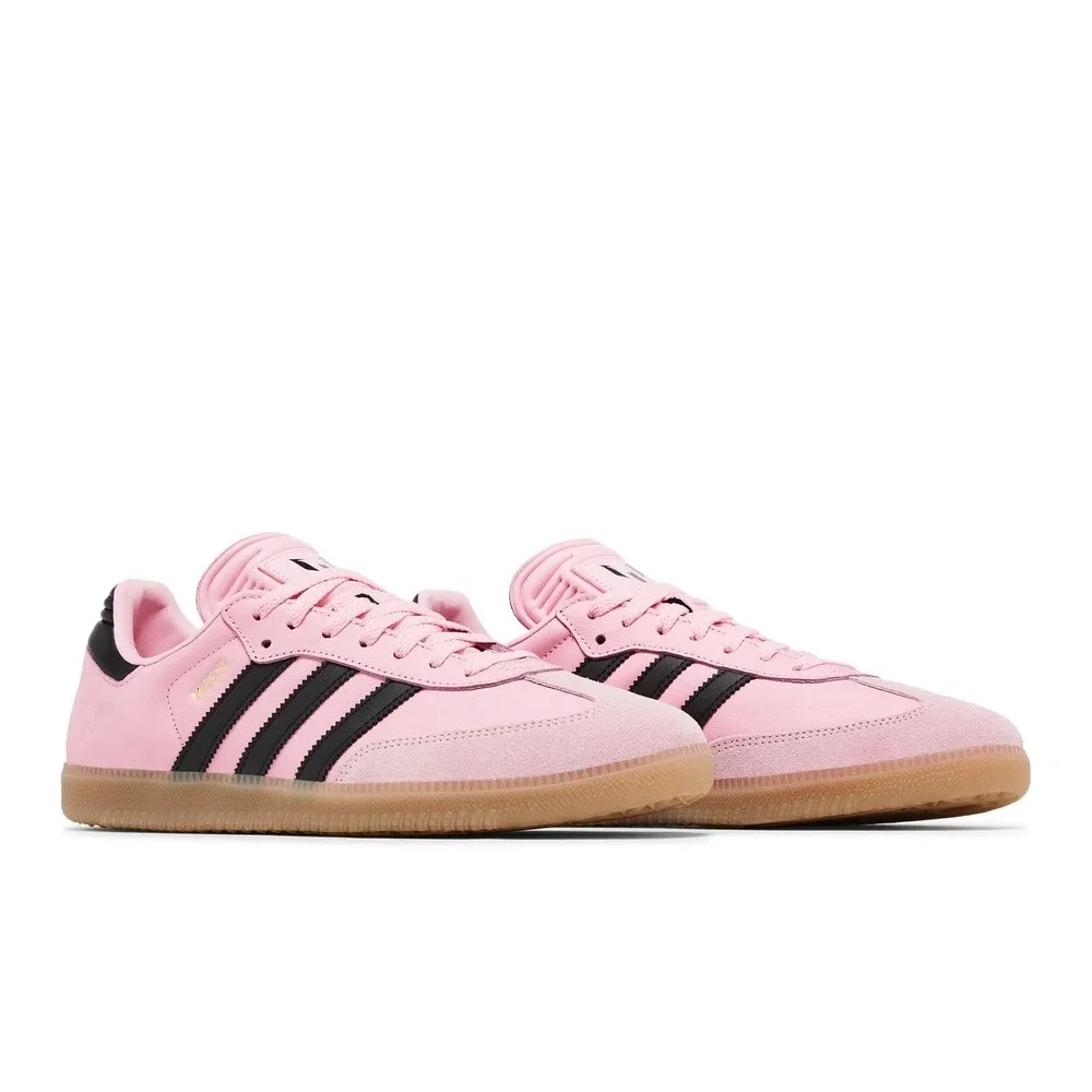 Adidas Lionel Messi x Samba Light Pink Black JP7844 Men's Size 8 NEW
