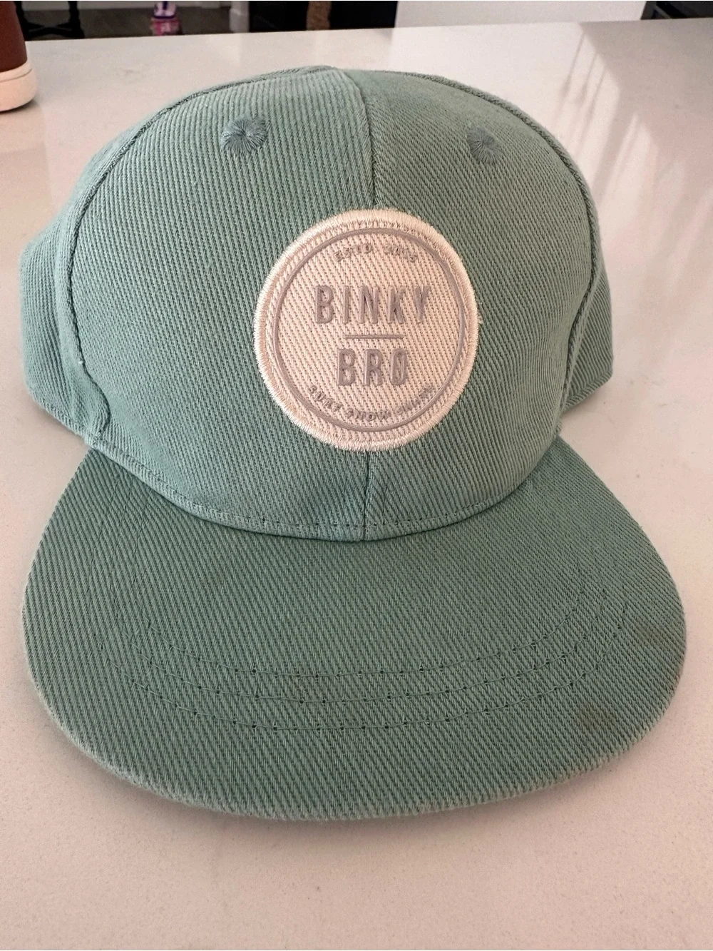 Kids Mint Green Baseball Cap