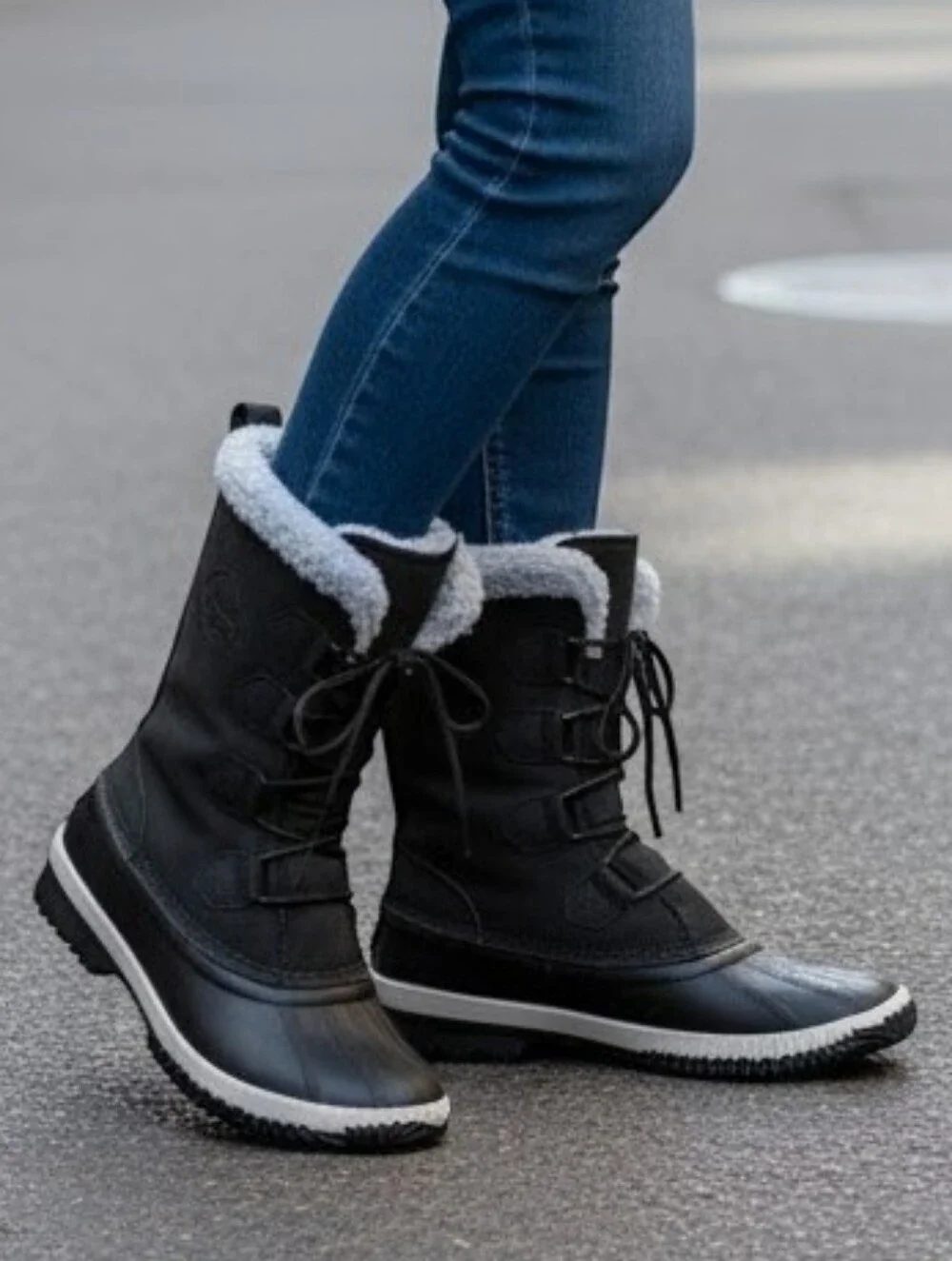 Sorel Out N About Plus Tall Black Waterproof Boots