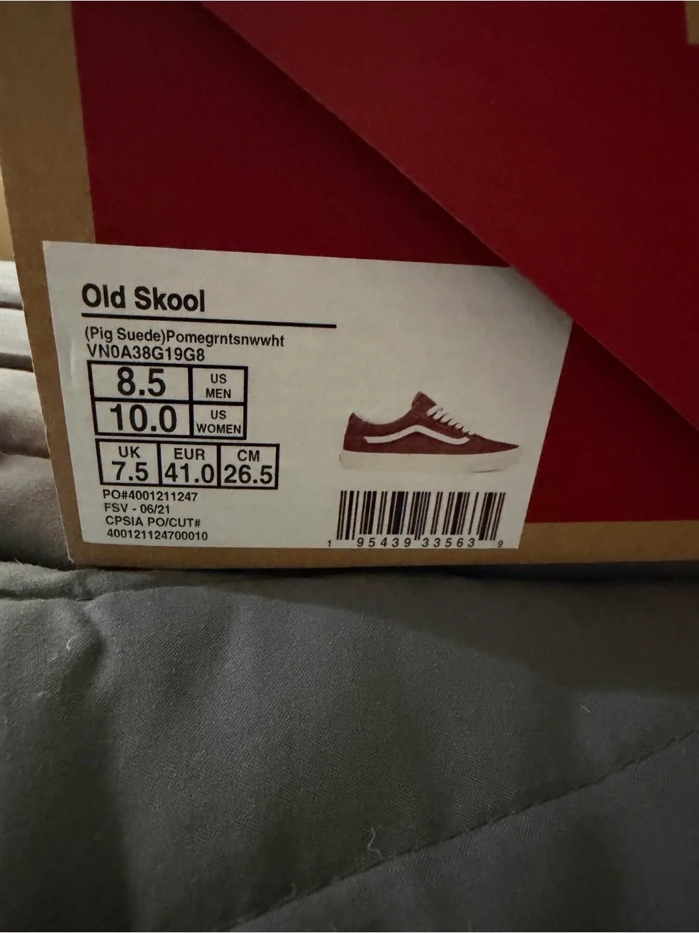 Vans branded shoe