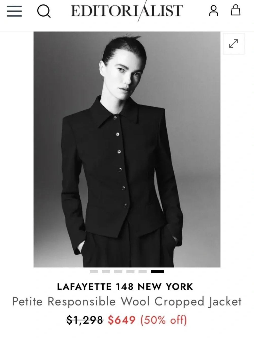 Lafayette 148 New York tailored black