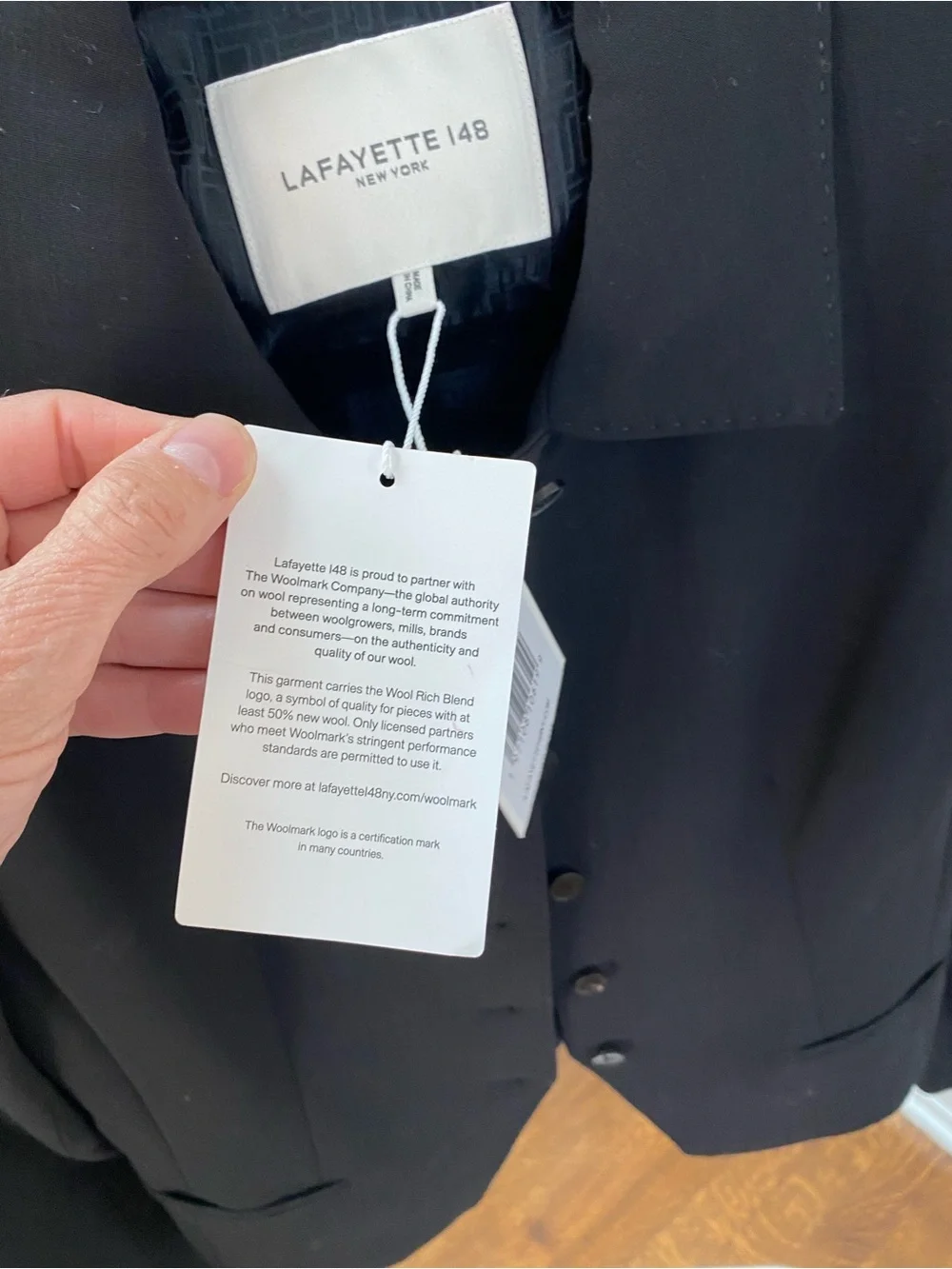 Lafayette 148 New York tailored black
