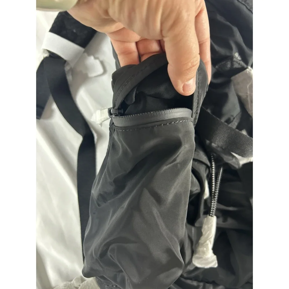 NWT Sweaty Betty Nylon Rucksack Backpack Black Lightweight Travel Gym Everyday