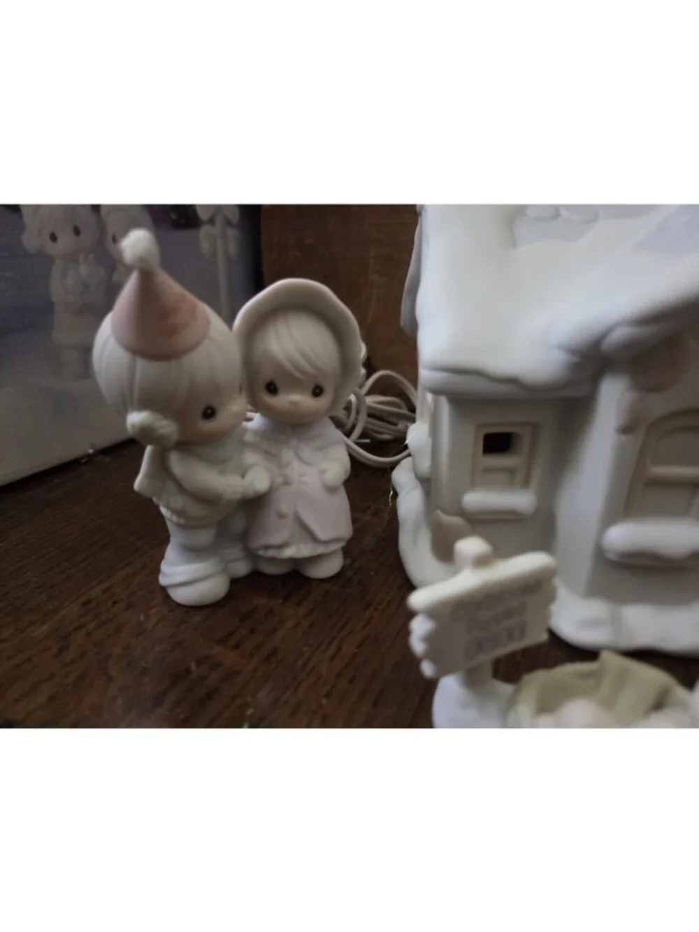 Vtg Enesco Precious Moments Sugar Town Doctors Office 7 Piece Collectors Set