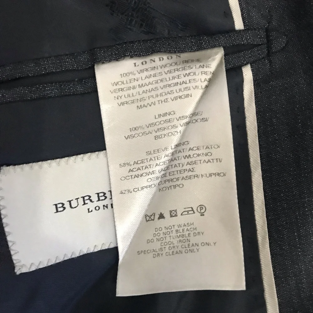 Burberry preloved charcoal