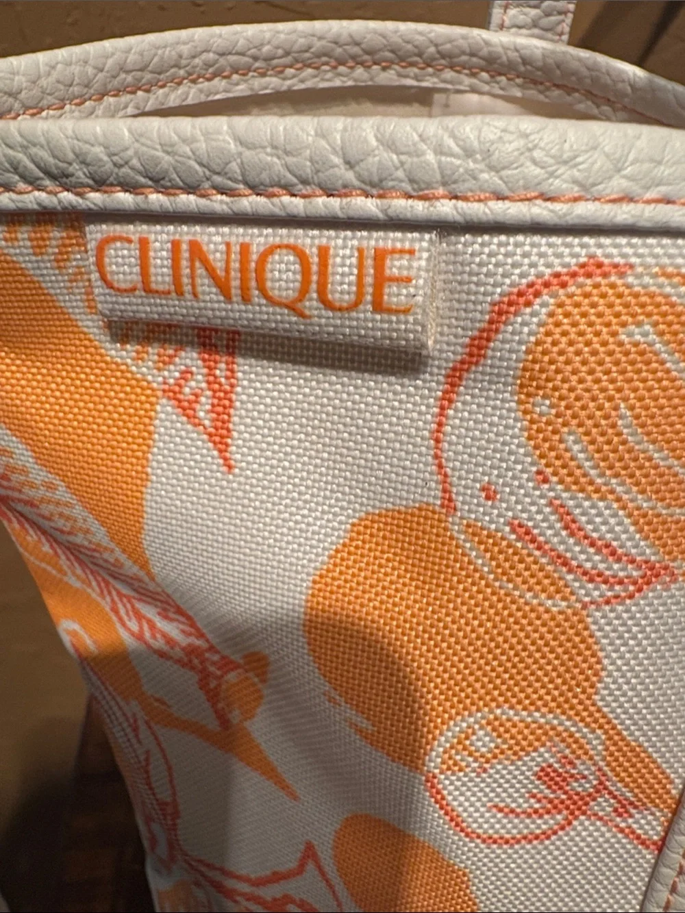 Clinique canvas tote