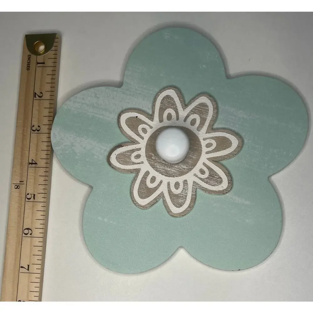 Set of 2 Flower Wall Hooks