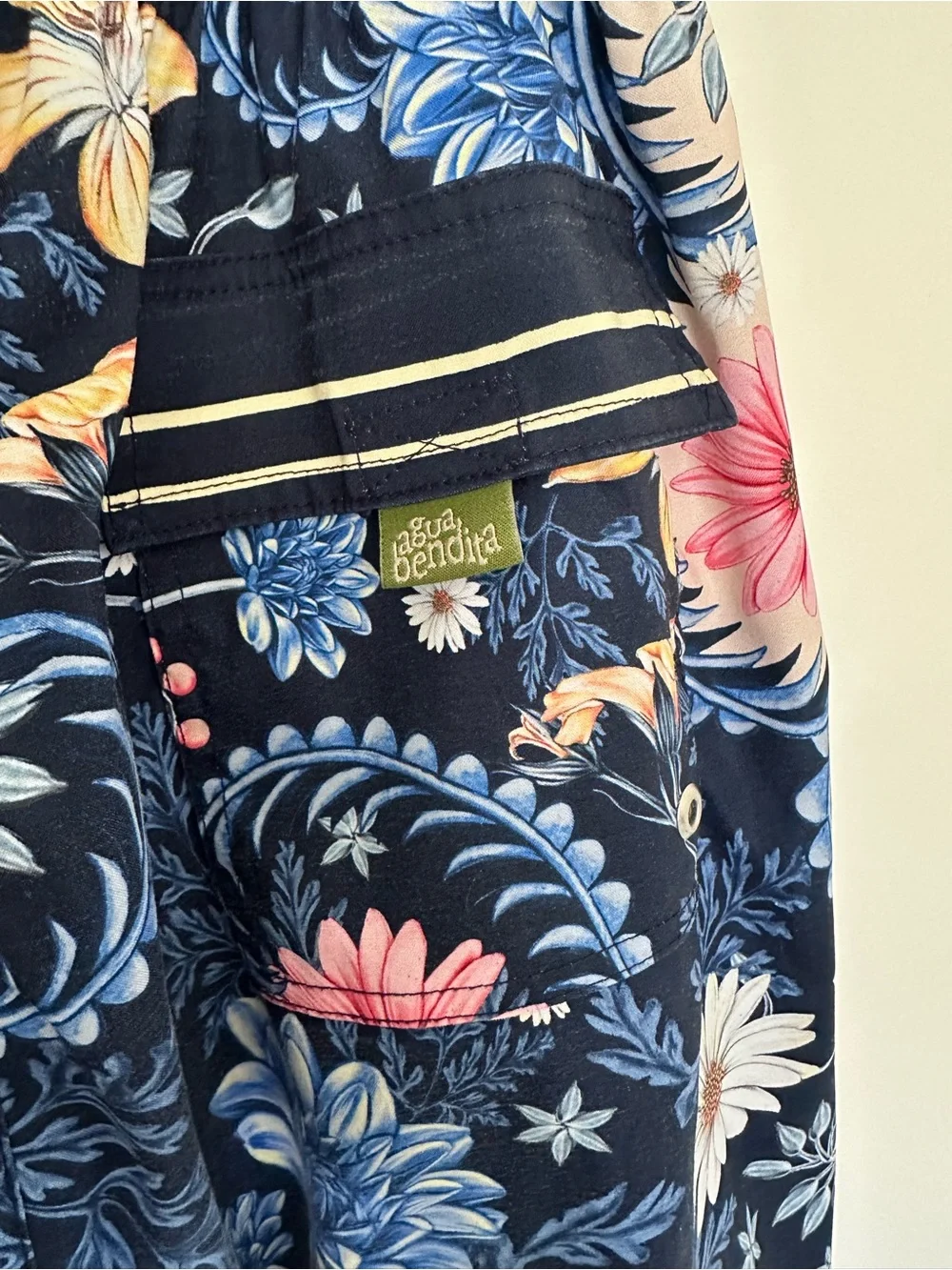 Agua Bendita floral swim trunks 34