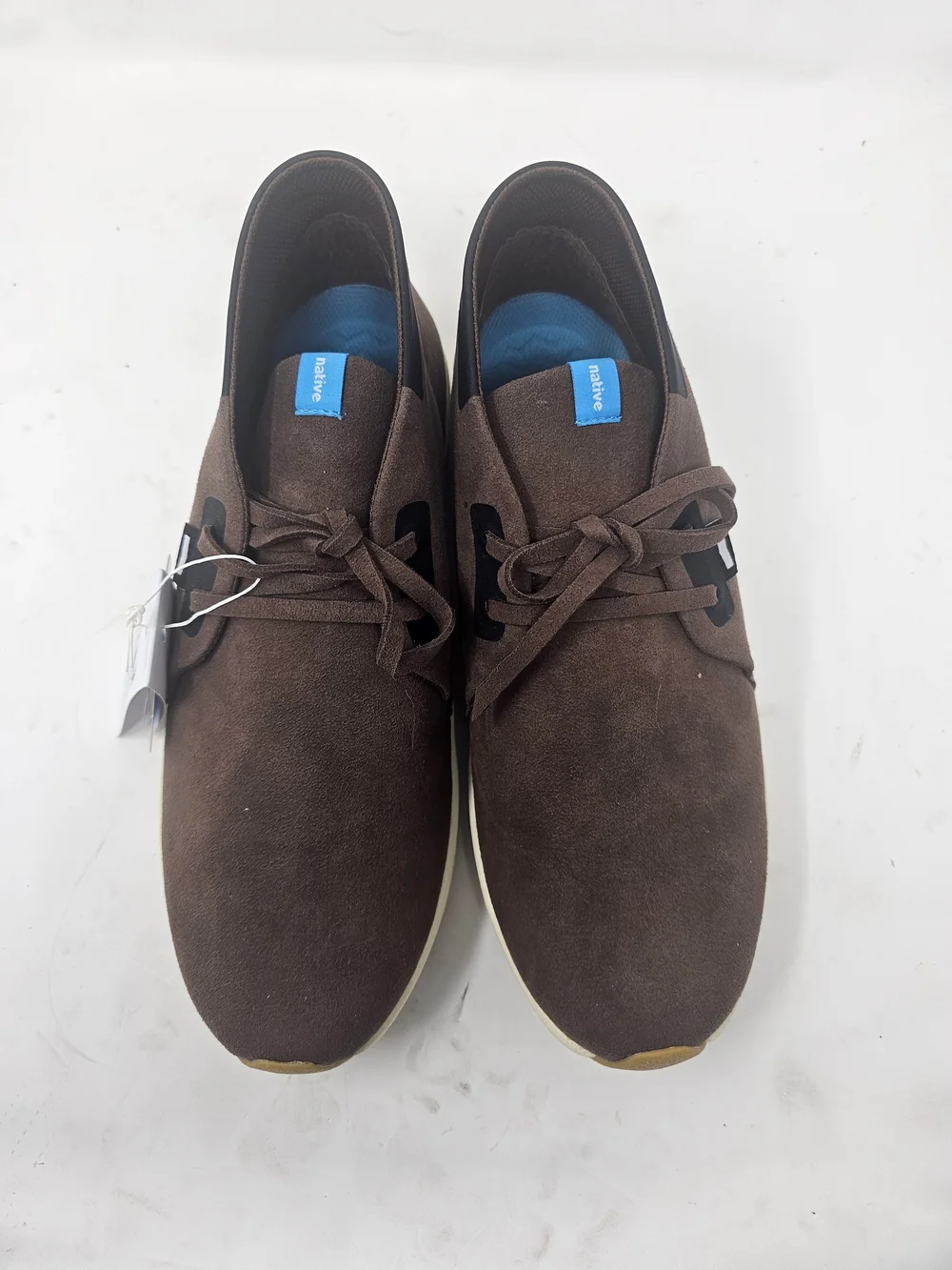 native Men's AP Hydro Chukka Boot, howler Brown/Jiffy Black/Bone White 9 M US