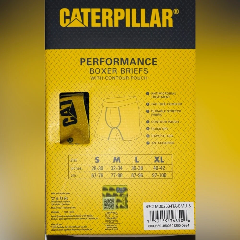 Caterpillar thanks size out