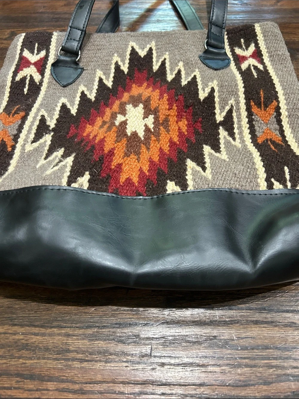 “Chimayo” Wool Tote Bag El Paso Saddle Blanket co.