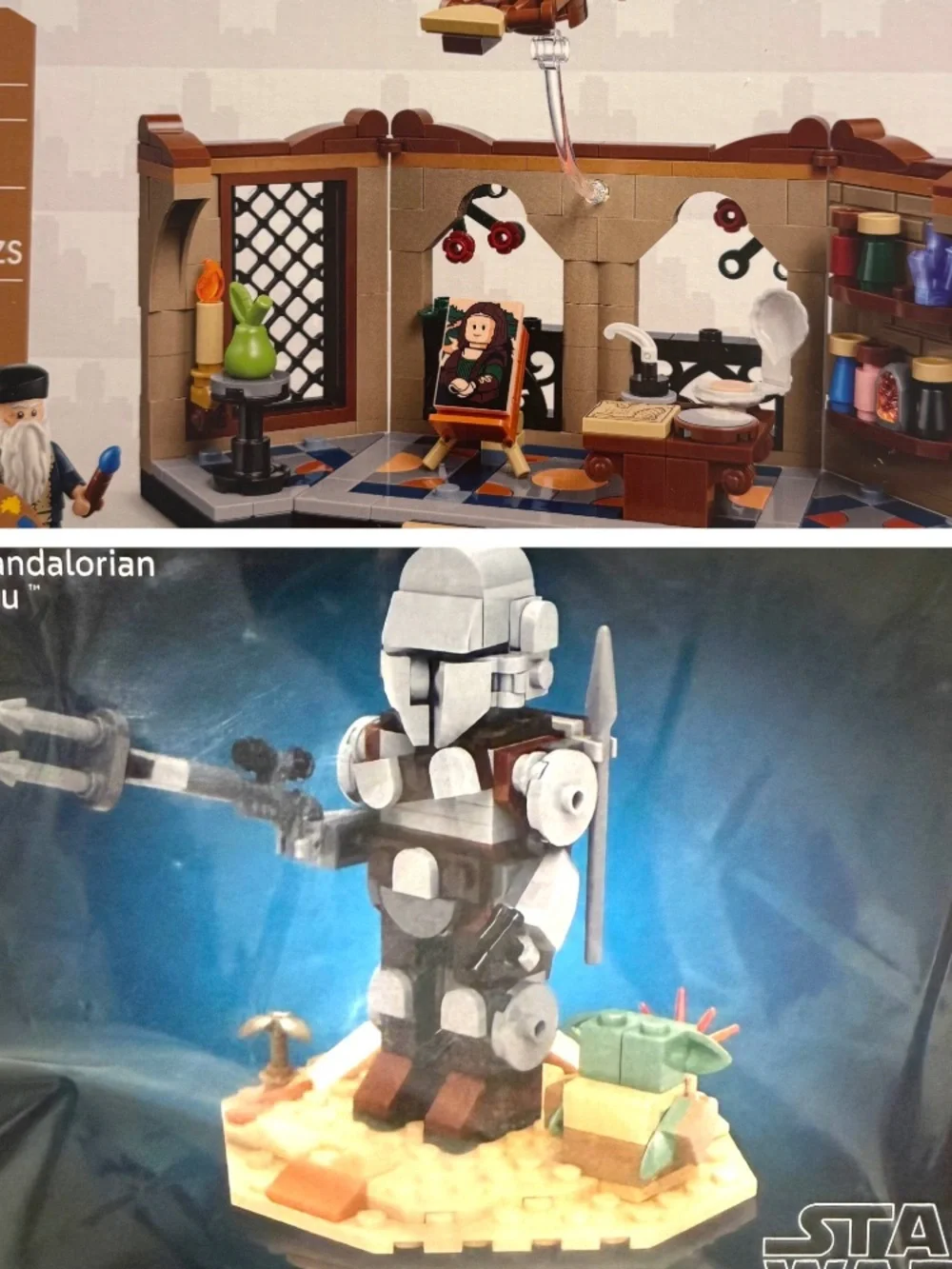 LEGO Tribute to Lepnardo da Vinci 40902 & The Mandalorian & Grogu 6648328