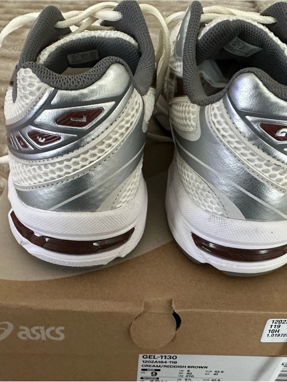 Asics wear midsole