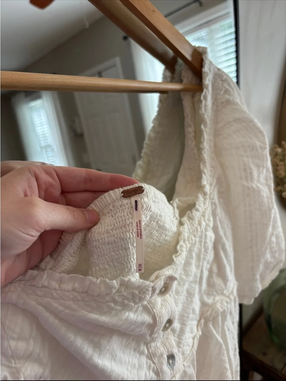 Free People lightweight white