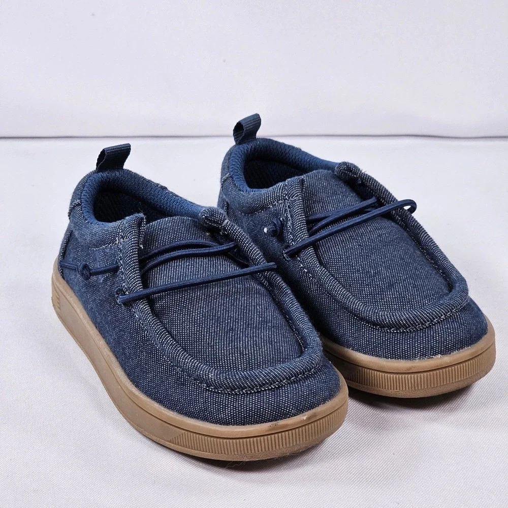 Baby Toddler GAP‎ Blue Denim Slip On Casual Shoes Size 8