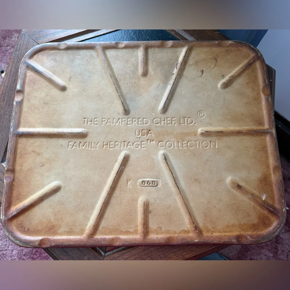 The Pampered Chef vintage rectangle