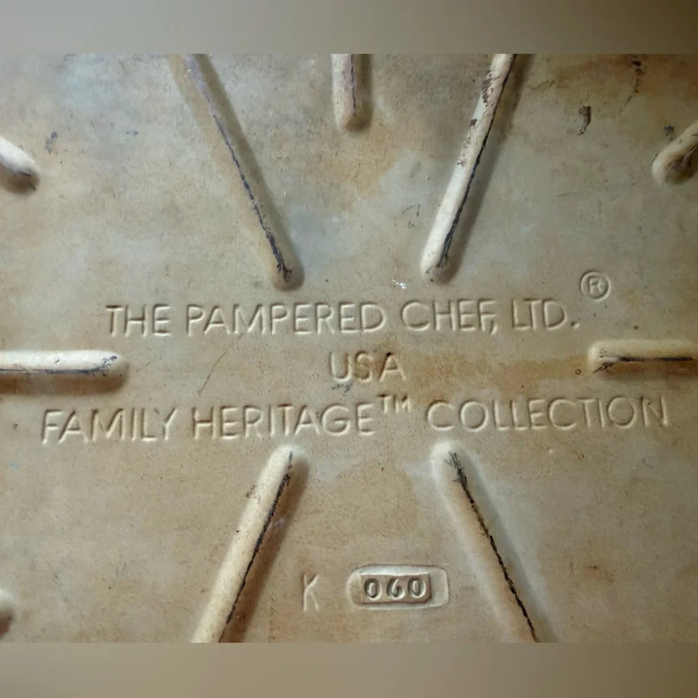 The Pampered Chef vintage rectangle