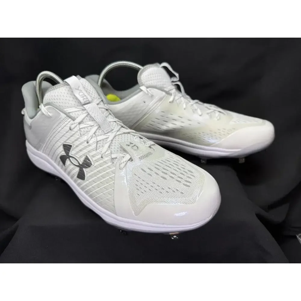 Under Armour Yard Low‎ Baseball Shoes Mens 15 Metal Cleats Spikes Charge Molded