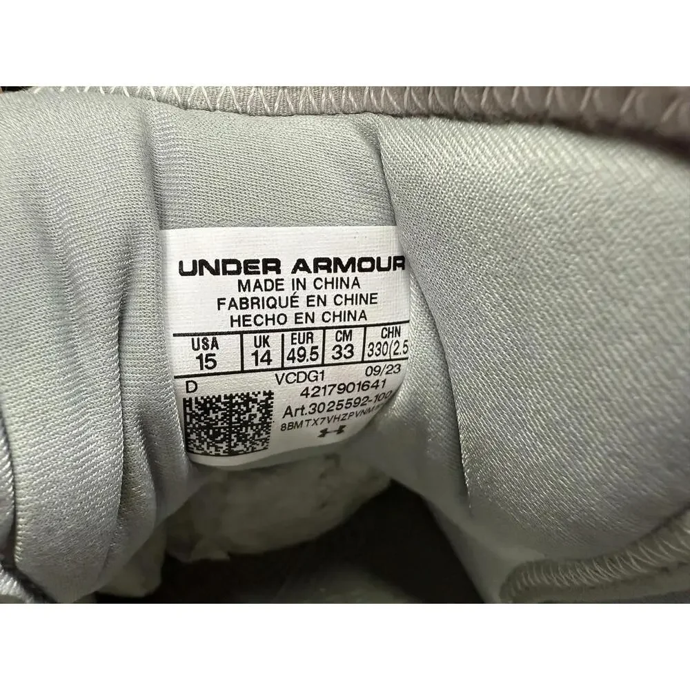 Under Armour outsole silver without