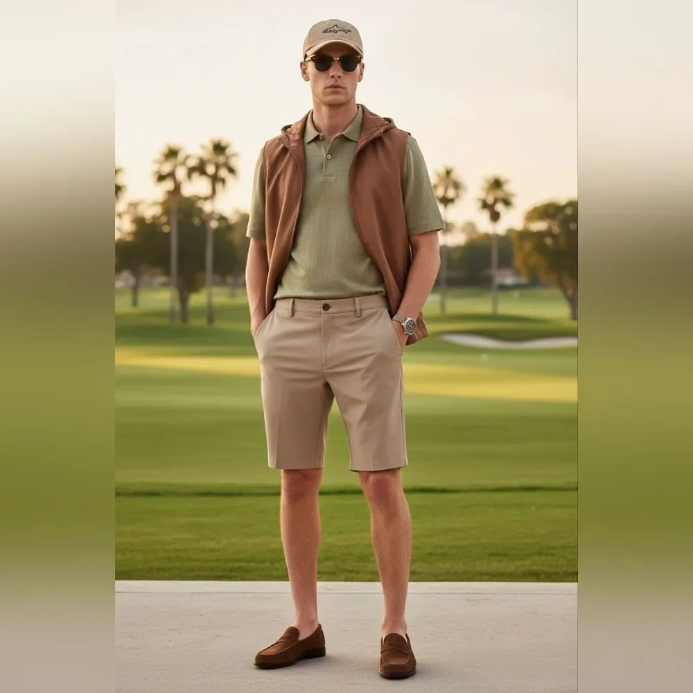 Greg Norman Collection lightweight beige