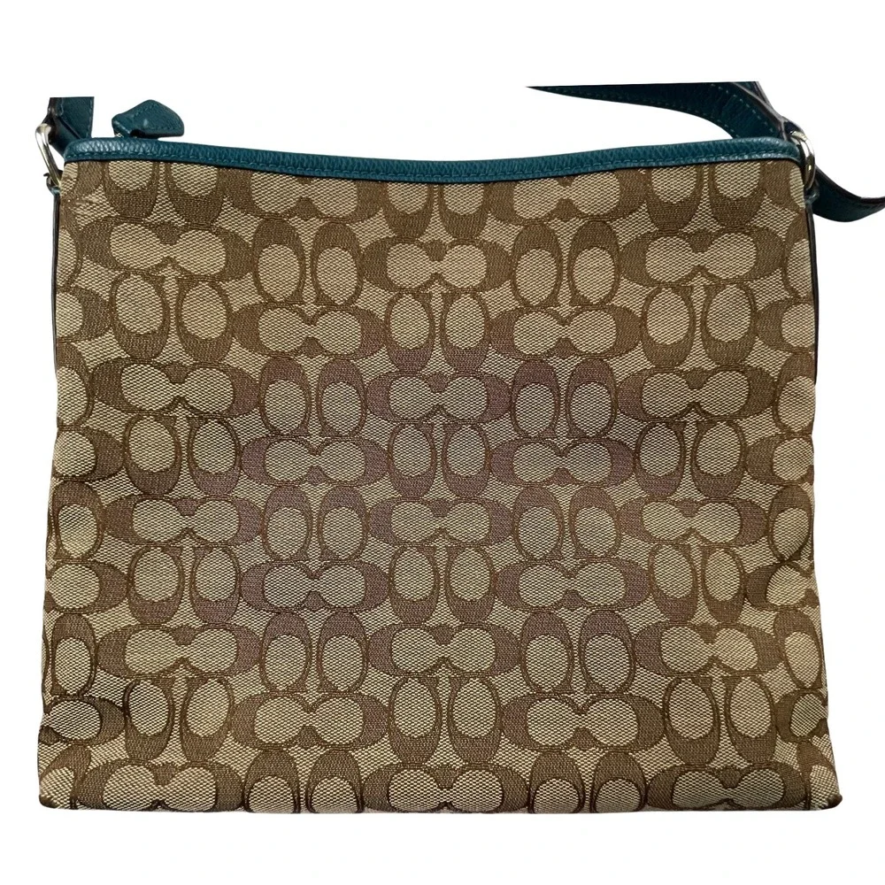 Coach paired teal silver
