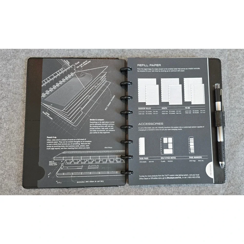 Tul discbound notebook
