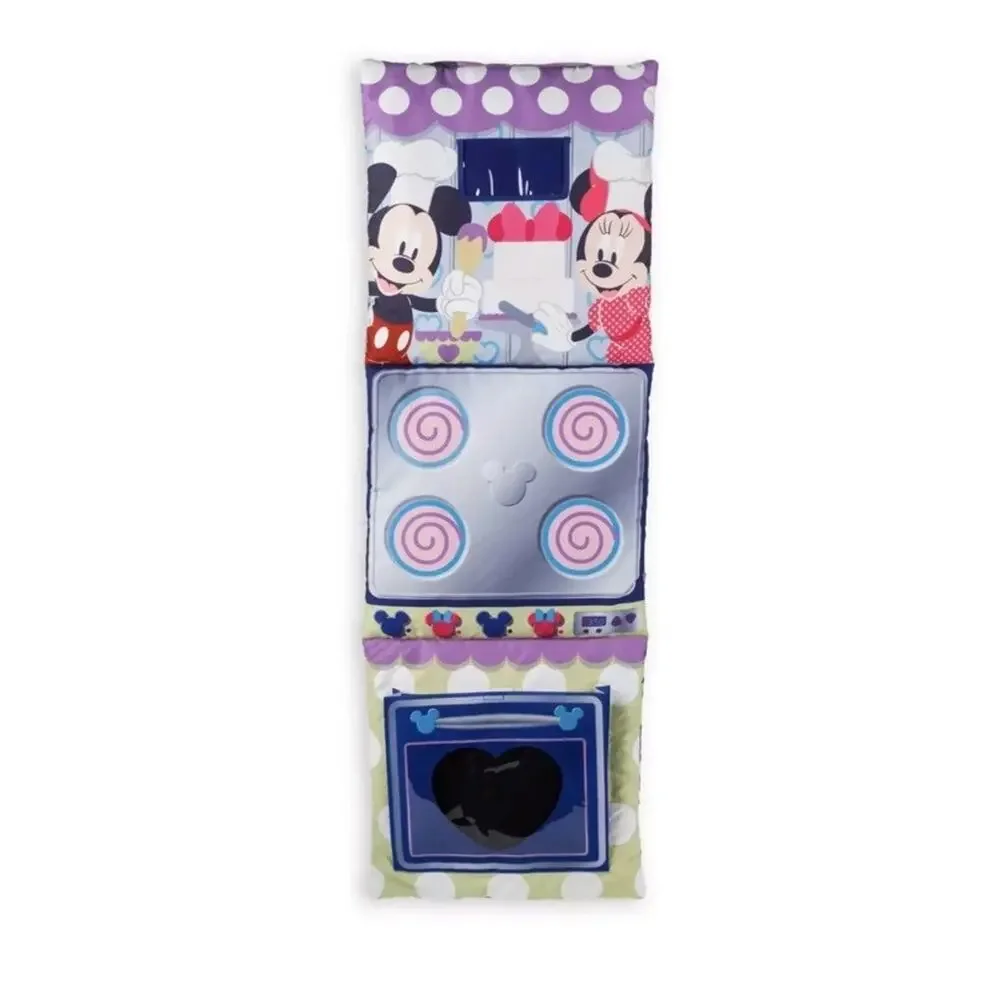 Disney Minnie & Mickey Mouse Fold-Up Kitchen Playmat 11pc Plush Toy Set