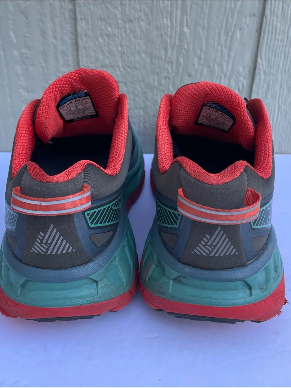 Hoka One One Stinson ATR 5 Running Shoes Mens 9 Blue/Orange F27219E read