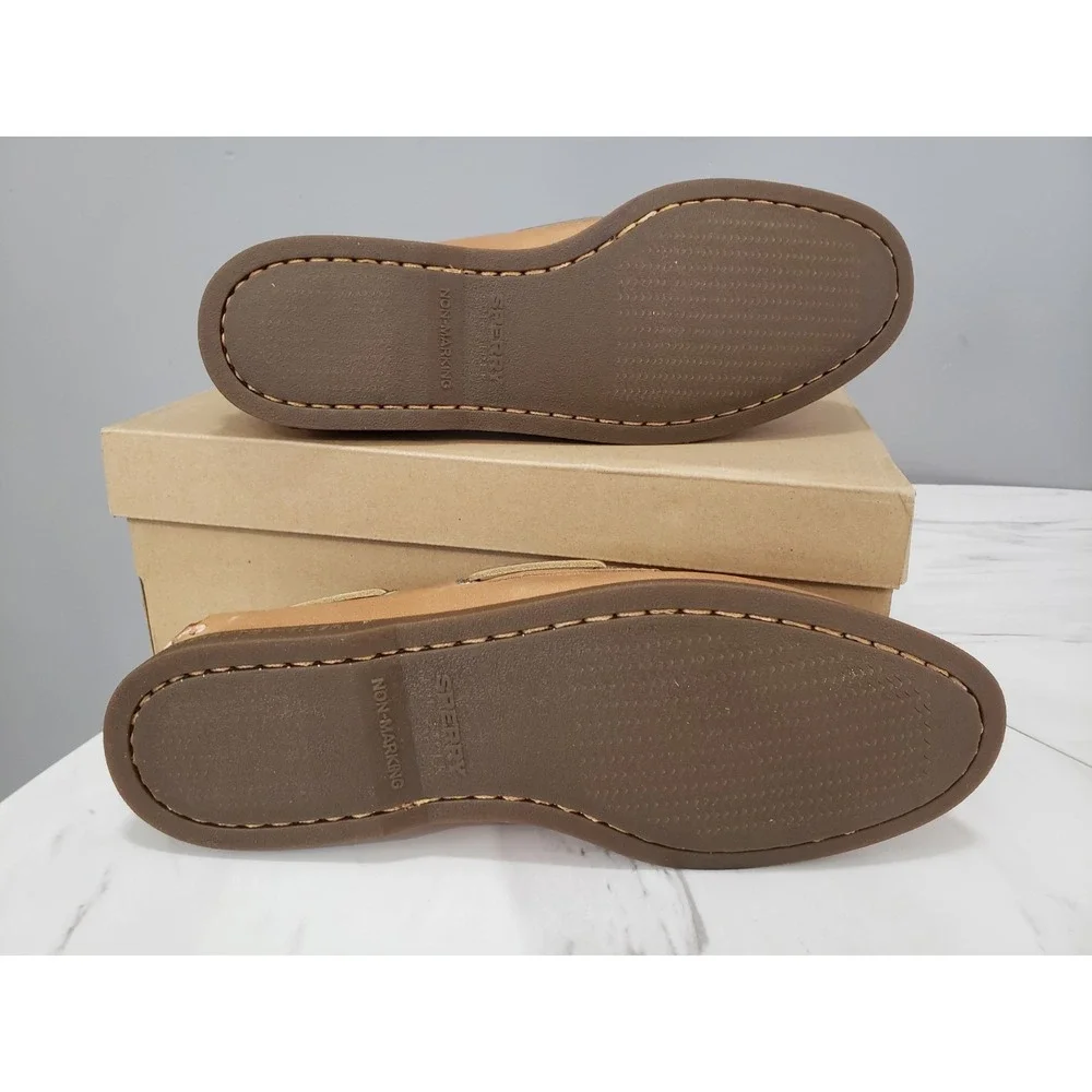 NEW SPERRY Original Boat Shoes Mens 11 MENS 2 Eye Top Sider Sahara Brown EU 44.5