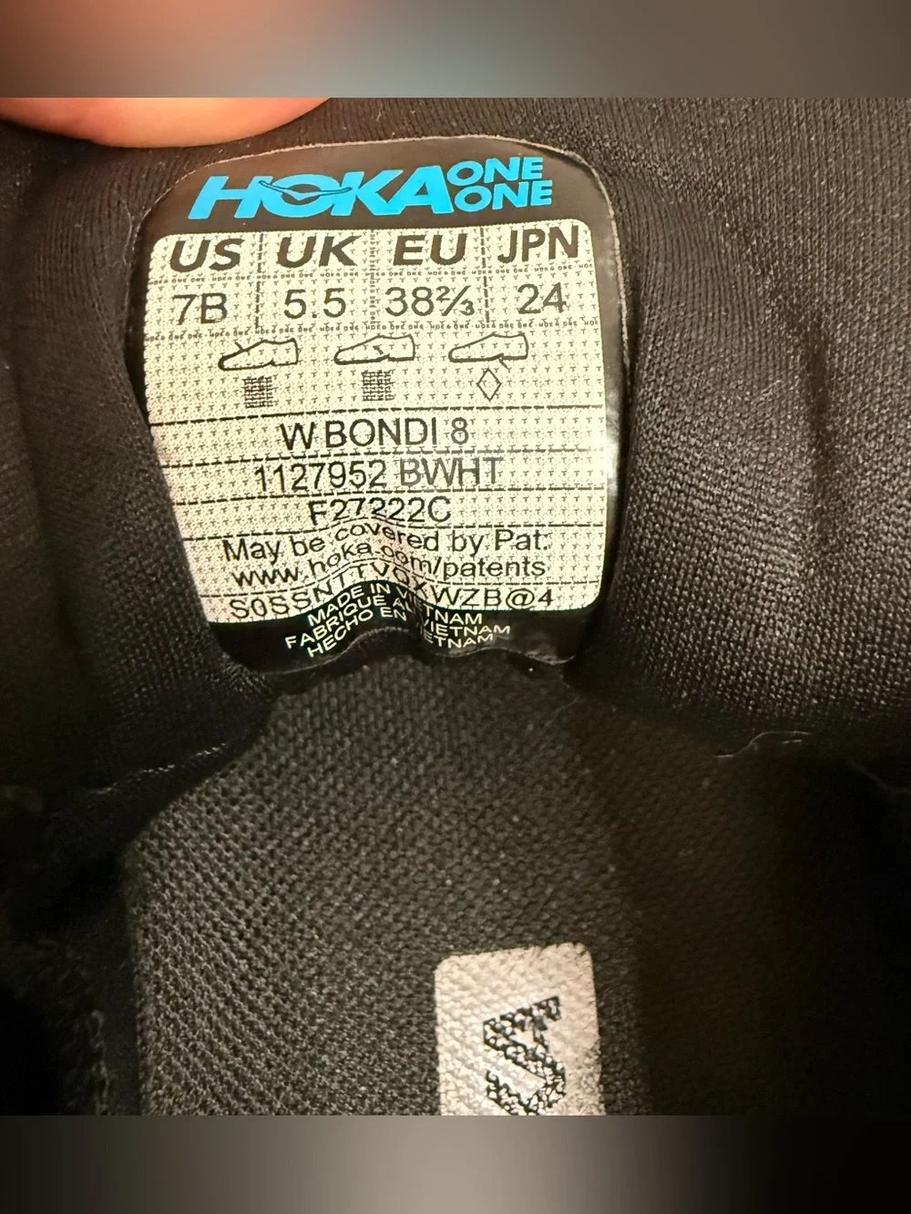 Hoka One One size good