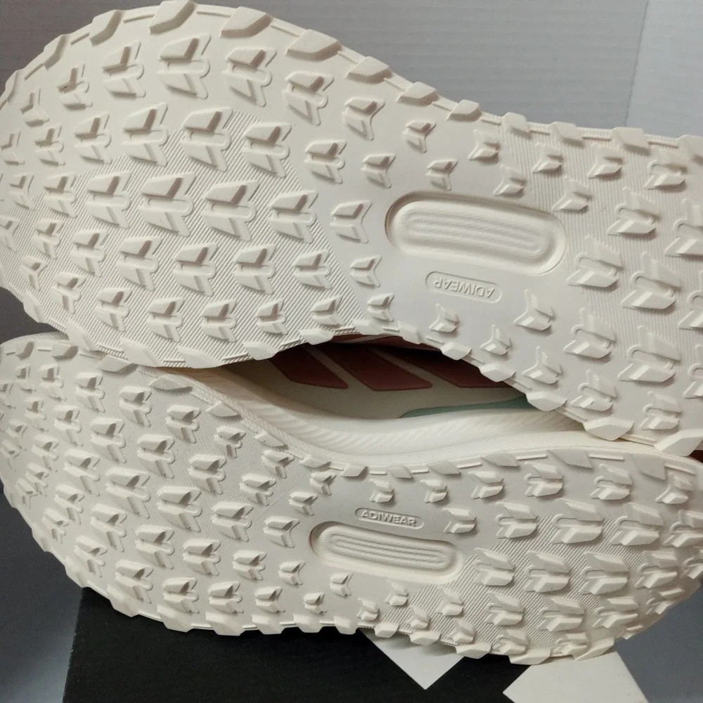 Adidas Runfalcon 5 TR W Shoes Womens Size 9 Beige Water Repellent Trail JP7625