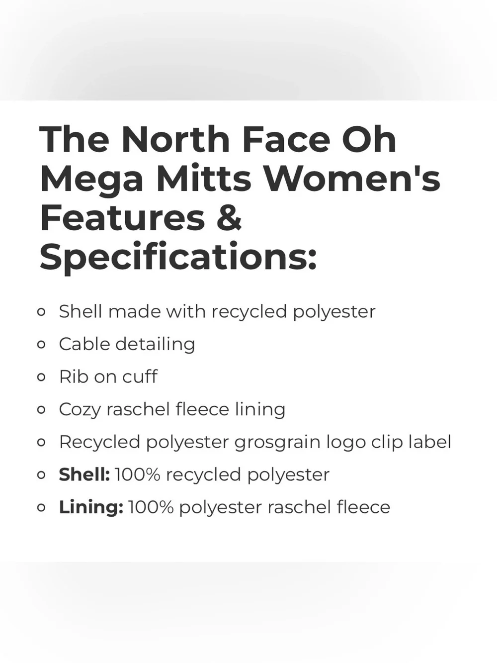 The North Face north face