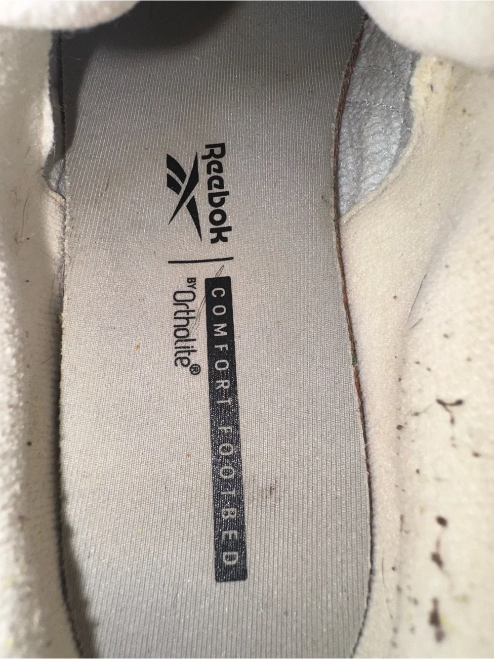 Reebok collar outsole front