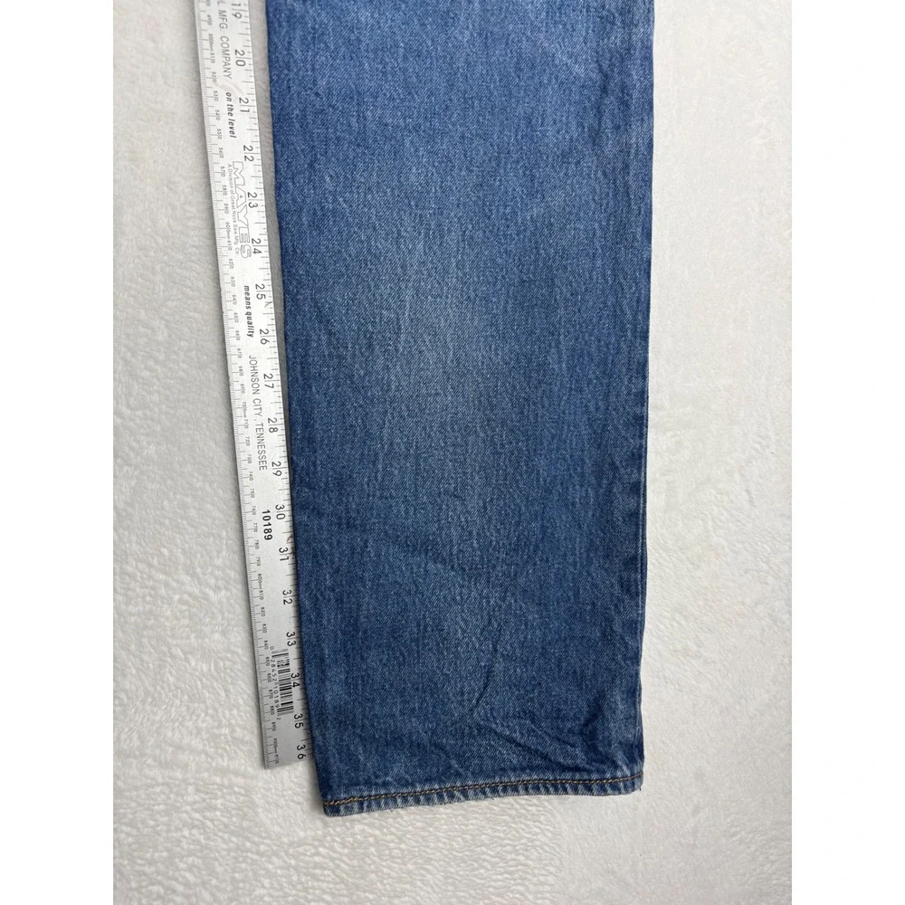 Levis 501 Original Fit Mens 36x40 Jeans Blue Grungy Washed Denim HighLow Fade