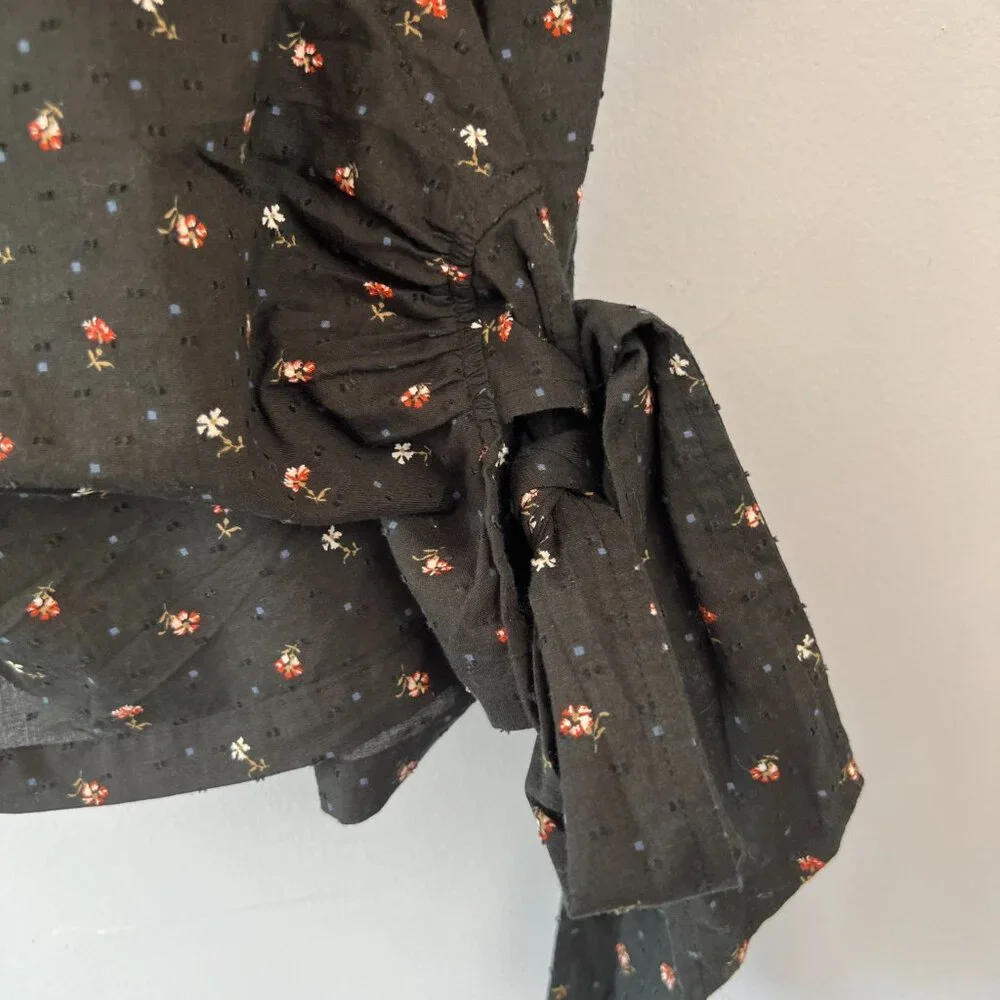 Madewell wrap blouse