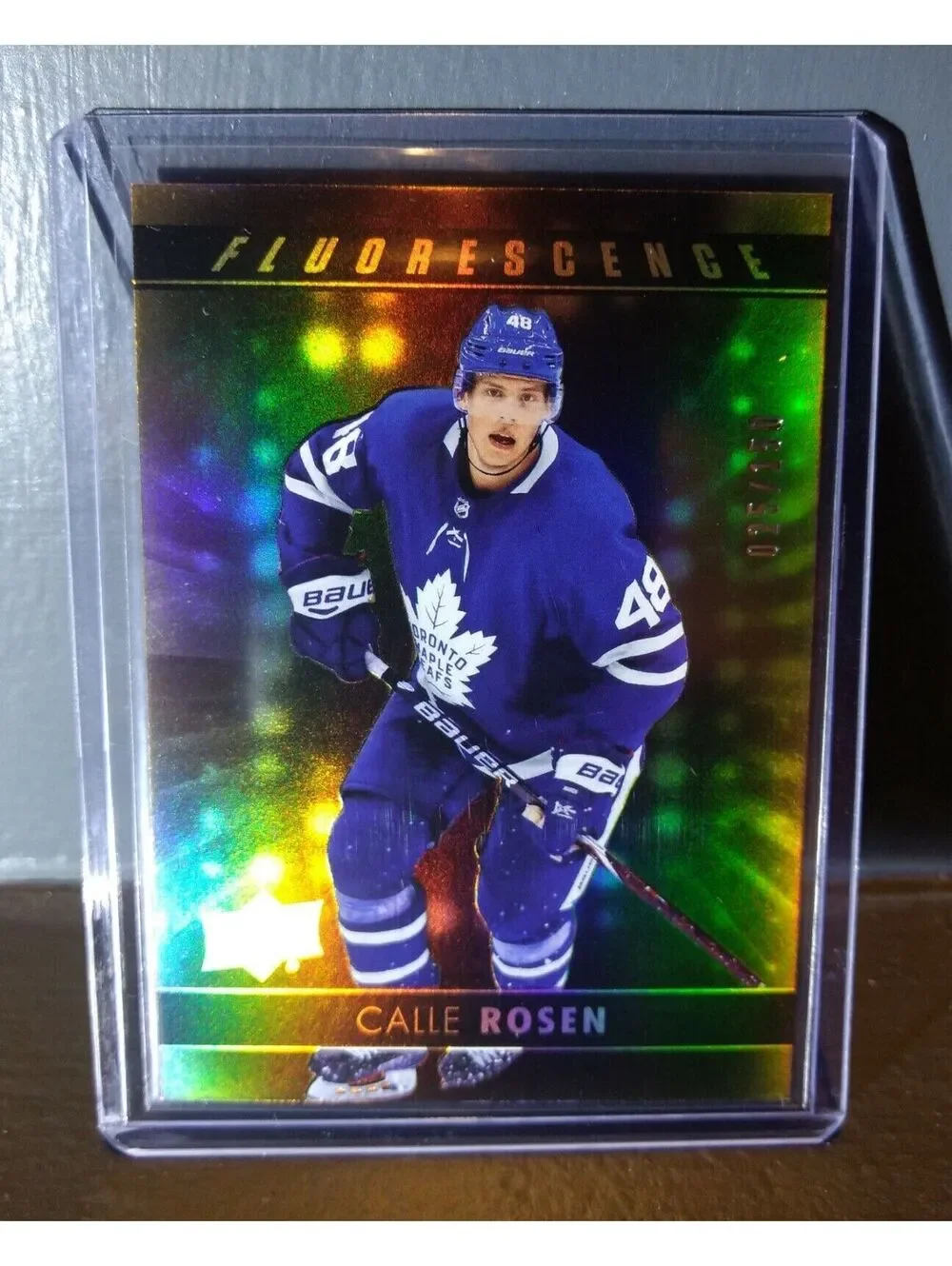 2017 Calle Rosen Upper Deck Fluorescence #F-3 Hockey Card #/150