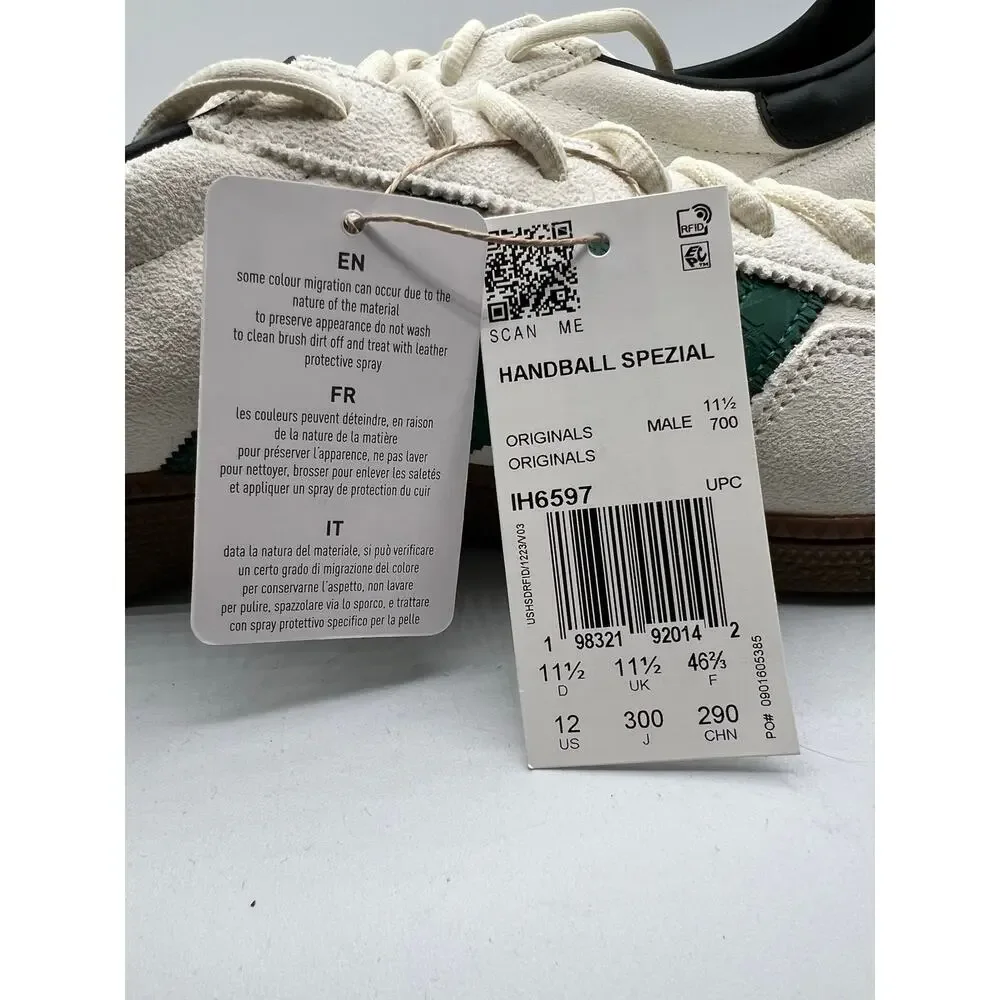 Adidas Handball Spezial “Off-White Collegiate Green” size 12 men’s