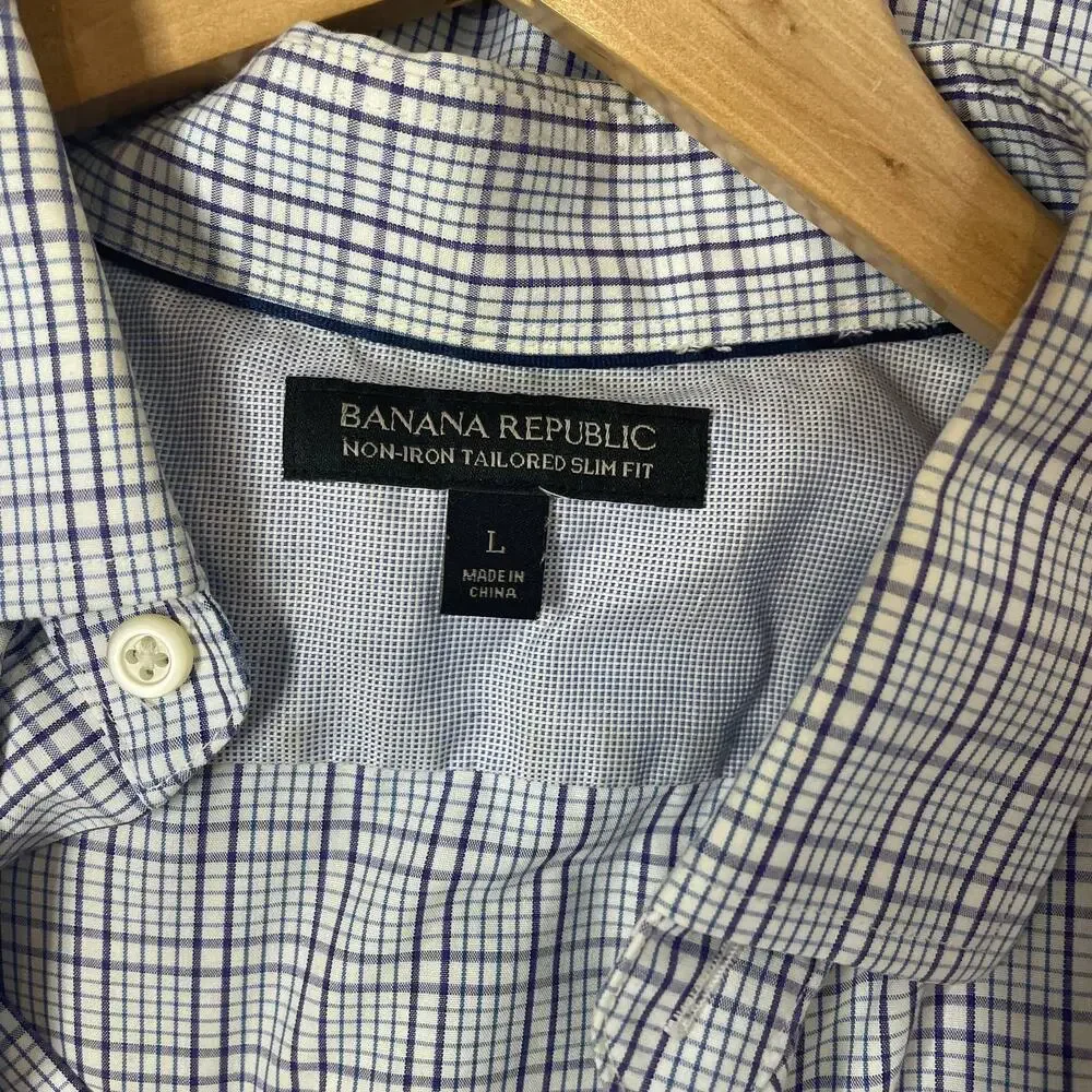 BANANA REPUBLIC Blue Dress Shirt